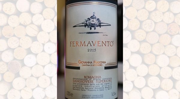 Giovanna Madonia – Fermavento – Romagna DOC Sangiovese Superiore – 2015