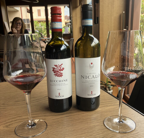 Bottiglie di Lucchine e Capitel Nicalò