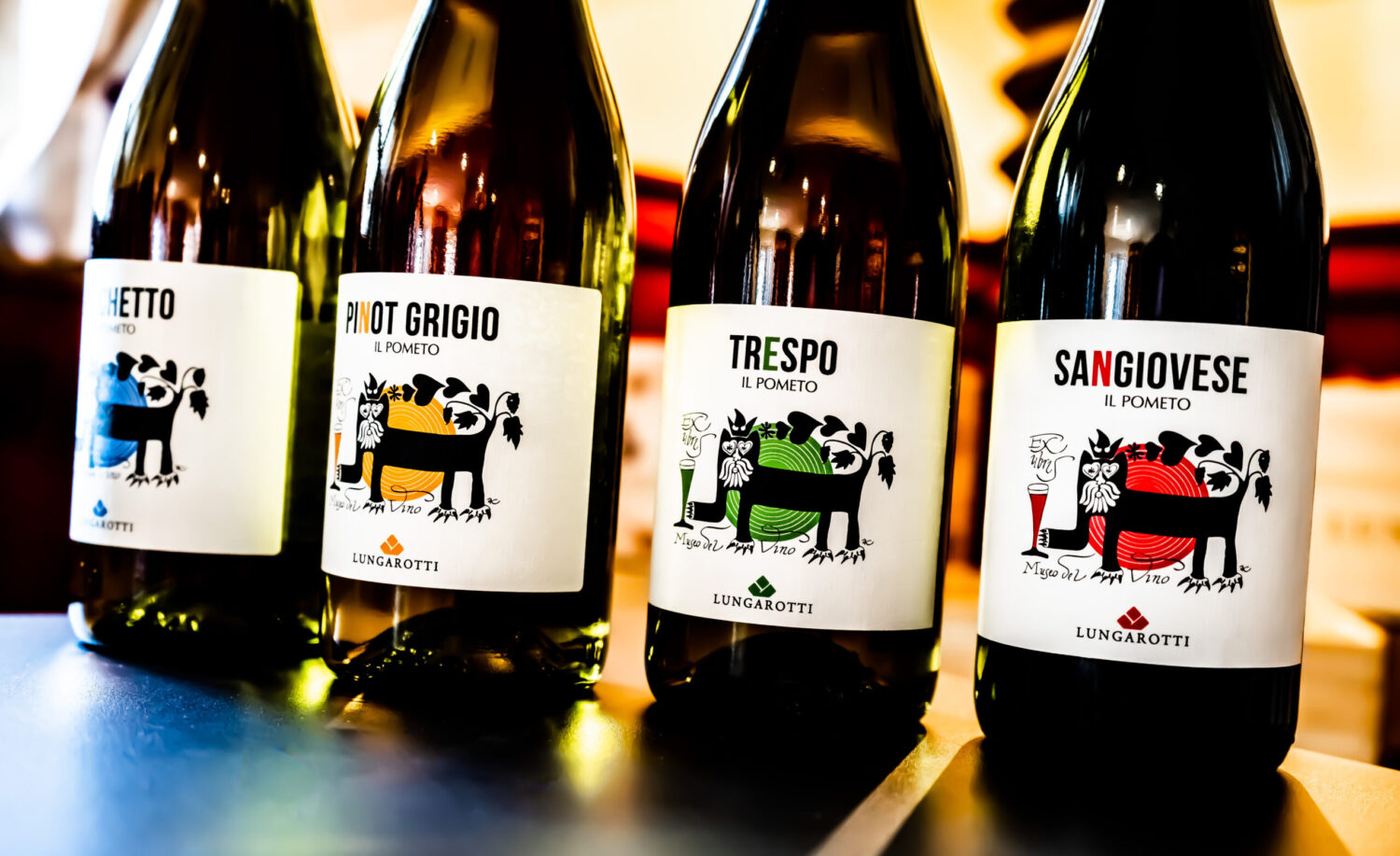 Lungarotti e il restyling della linea Il Pometo