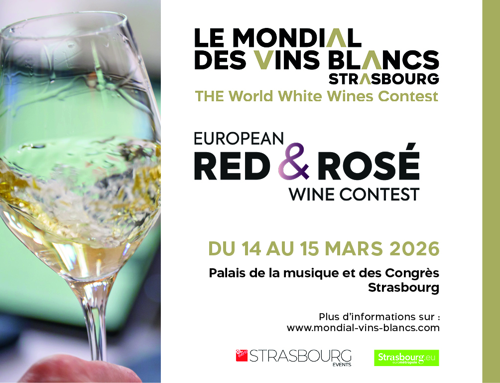 Mondial des Vins Blancs Strasbourg: aperte le iscrizioni alla 28ª Edizione
