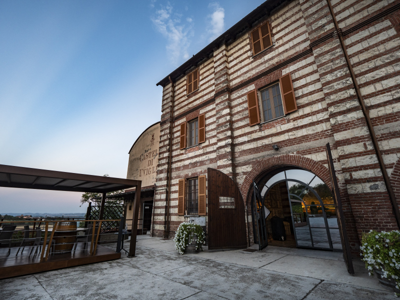 L'ingresso del Castello di Uviglie