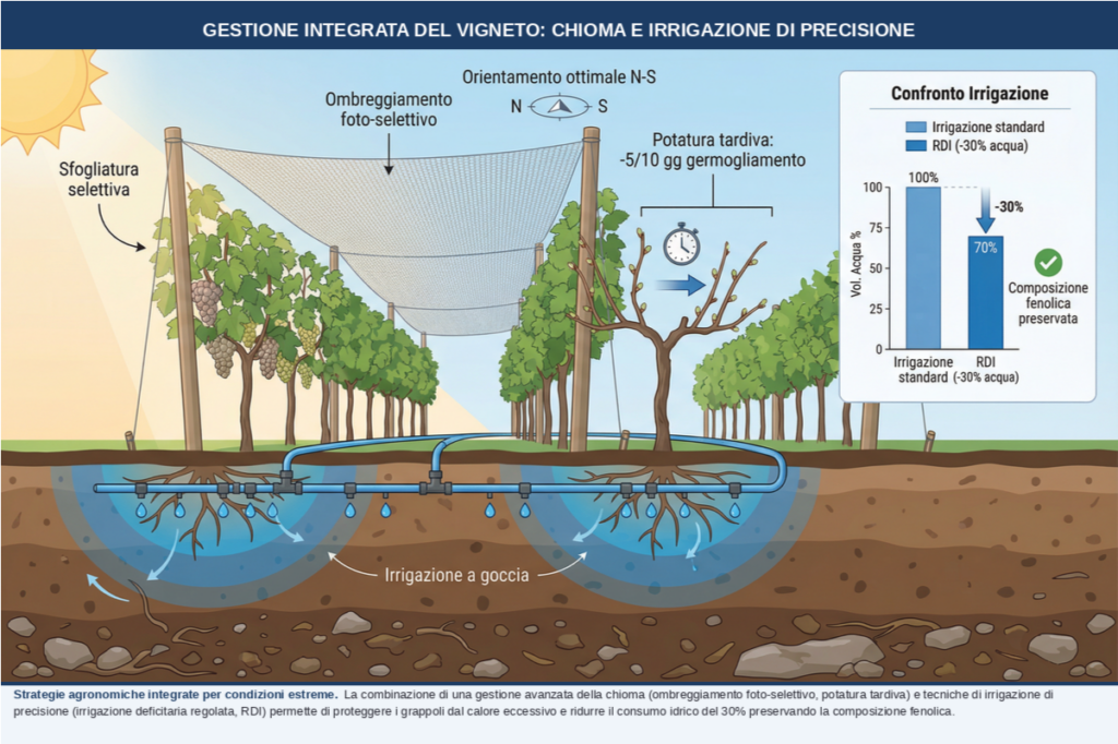 Riscaldamento globale e tecniche di mitigazione in vigna