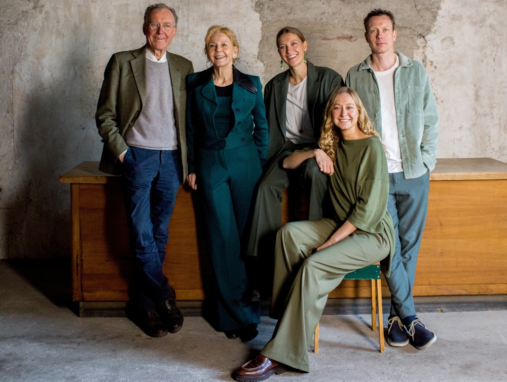 Clemens Lageder e la sua famiglia