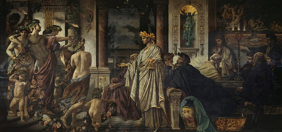 Vino ed eros: il Simposio di Platone – Anselm Feuerbach (1873)