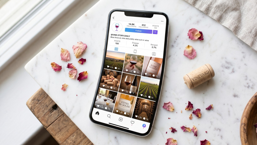 Vino e social: Instagram è la piattaforma dominante