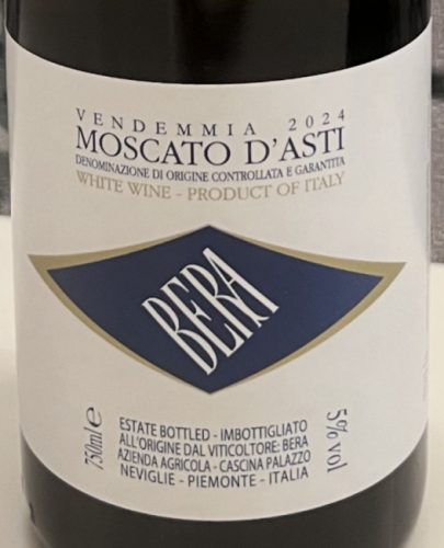 Moscato d'Asti DOCG Bera